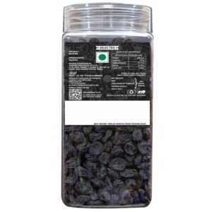 Nature’s Blend Black Afghan Raisins Seedless Selected 500g Jar