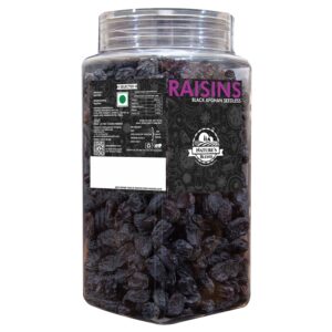 Nature’s Blend Black Afghan Raisins Seedless Selected 500g Jar