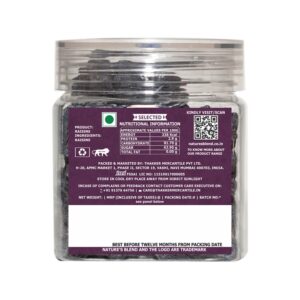 Nature’s Blend Black Afghan Raisins With Seed Selected 100g Jar