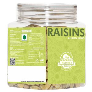 Nature’s Blend Afghan Raisins Jumbo Selected 250g Jar