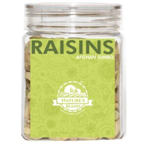Nature’s Blend Afghan Raisins Jumbo Selected 250g Jar