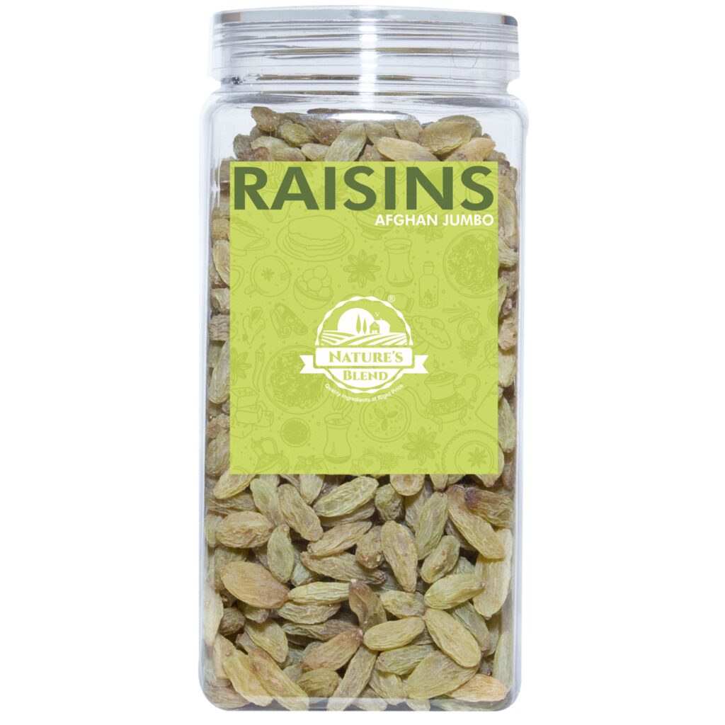 Nature’s Blend Afghan Raisins Jumbo Selected 500g Jar