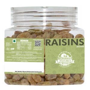 Nature’s Blend Afghan Raisins Selected 100g Jar