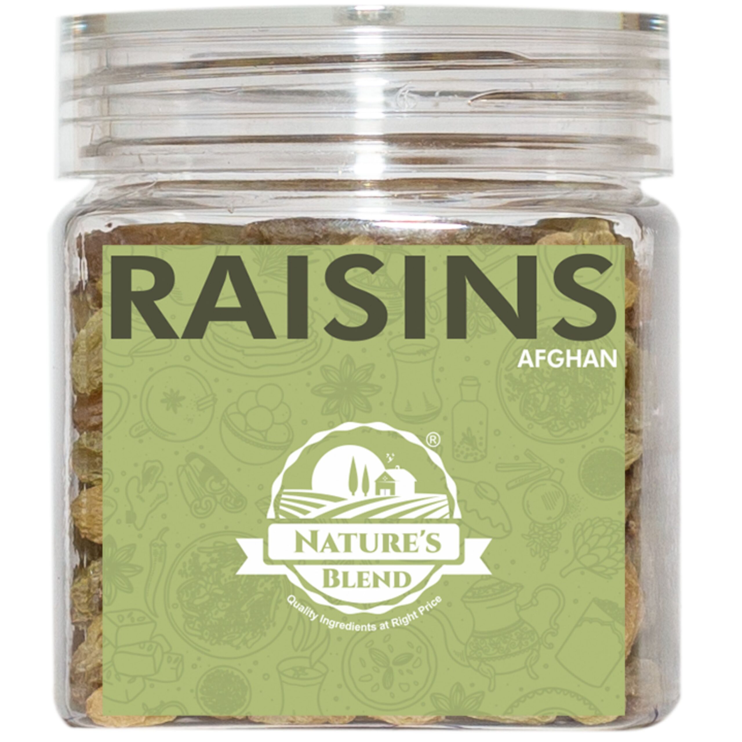 Nature’s Blend Afghan Raisins Selected 100g Jar