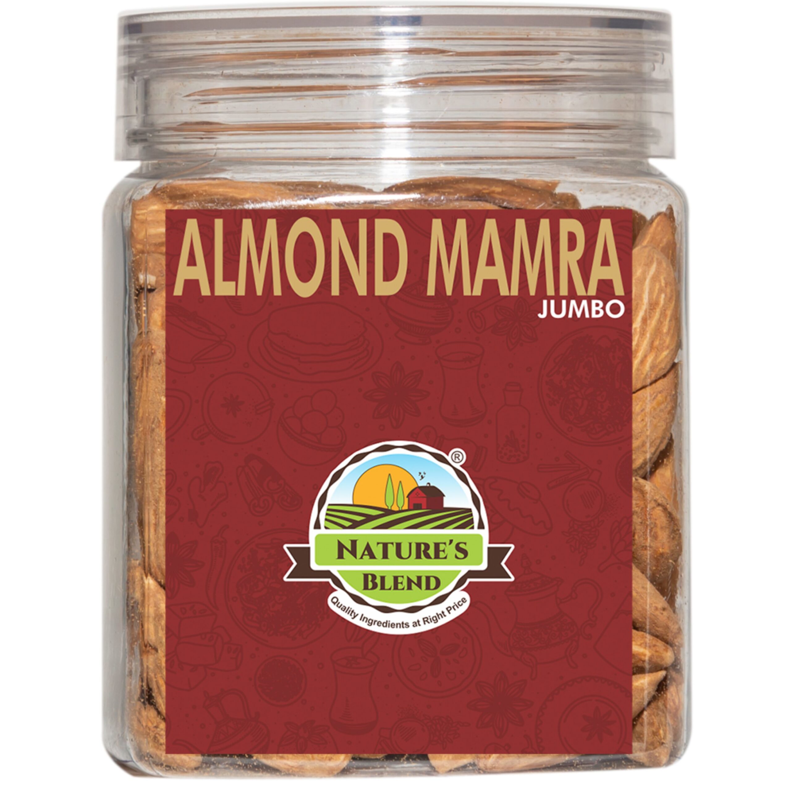 Nature’s Blend Almond Mamra Jumbo Selected 250 G Jar