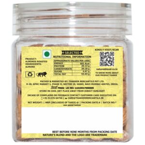 Nature’s Blend Almond Roasted Selected 100g Jar