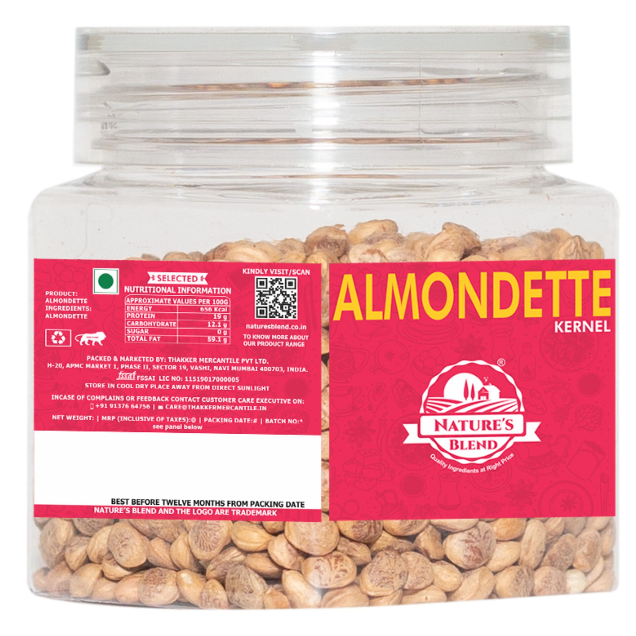 Nature’s Blend Almondette Selected 100g Jar