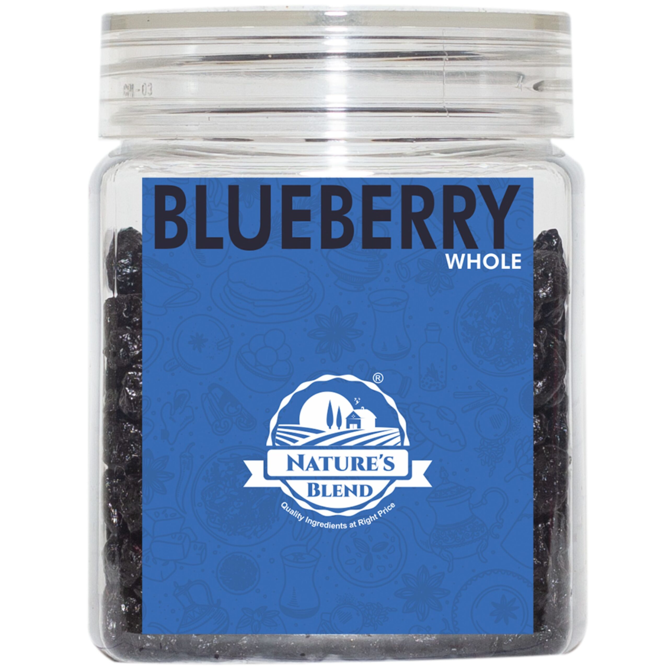 Nature’s Blend Blueberry Whole Selected 250g Jar