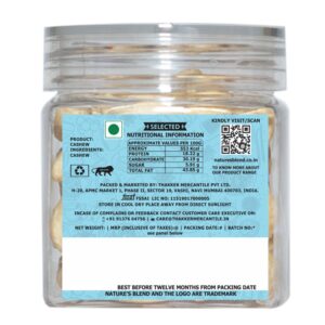Nature’s Blend Cashew Jumbo Selected 100g Jar