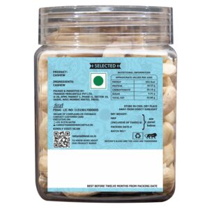 Nature’s Blend Cashew Jumbo Selected 250g Jar