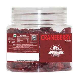 Nature’s Blend Cranberry Whole Selected 100g Jar