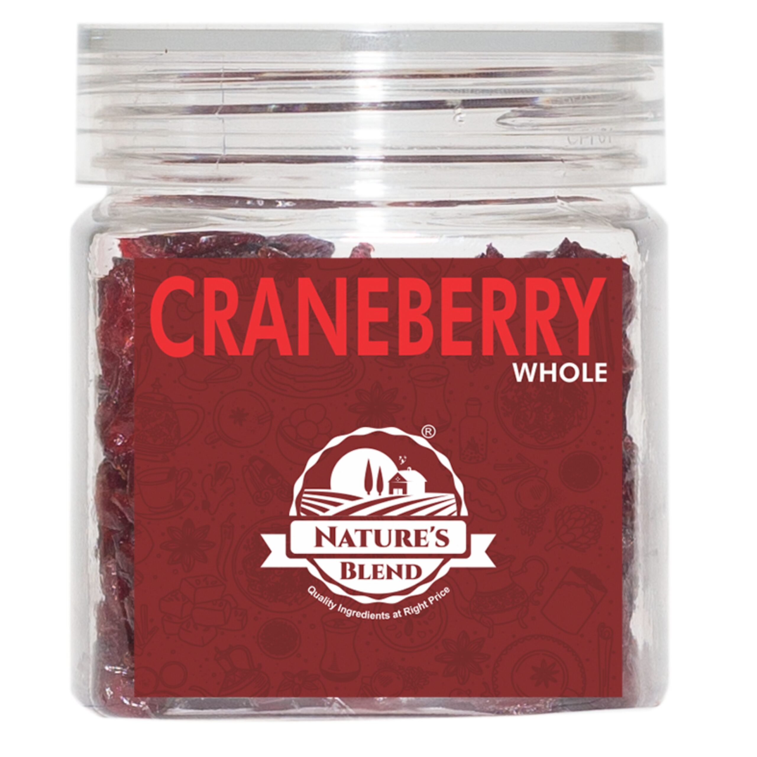 Nature’s Blend Cranberry Whole Selected 100g Jar