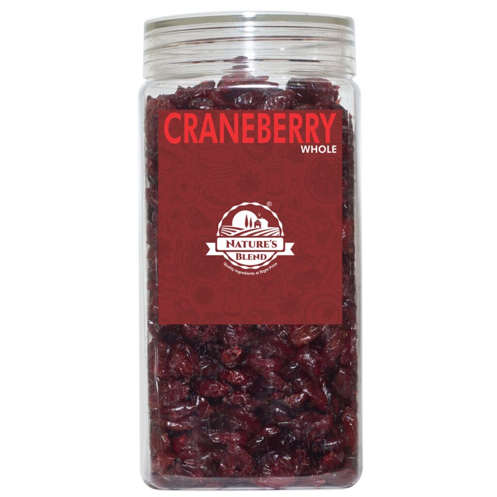 Nature’s Blend Cranberry Whole Selected 500g Jar