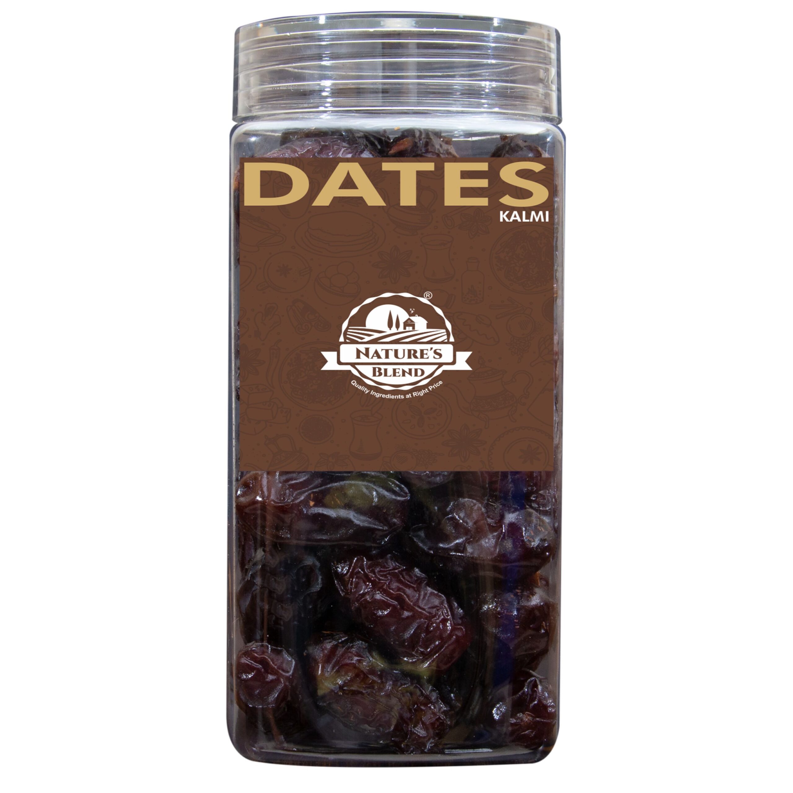 Nature’s Blend Dates Kalmi Selected 500g Jar
