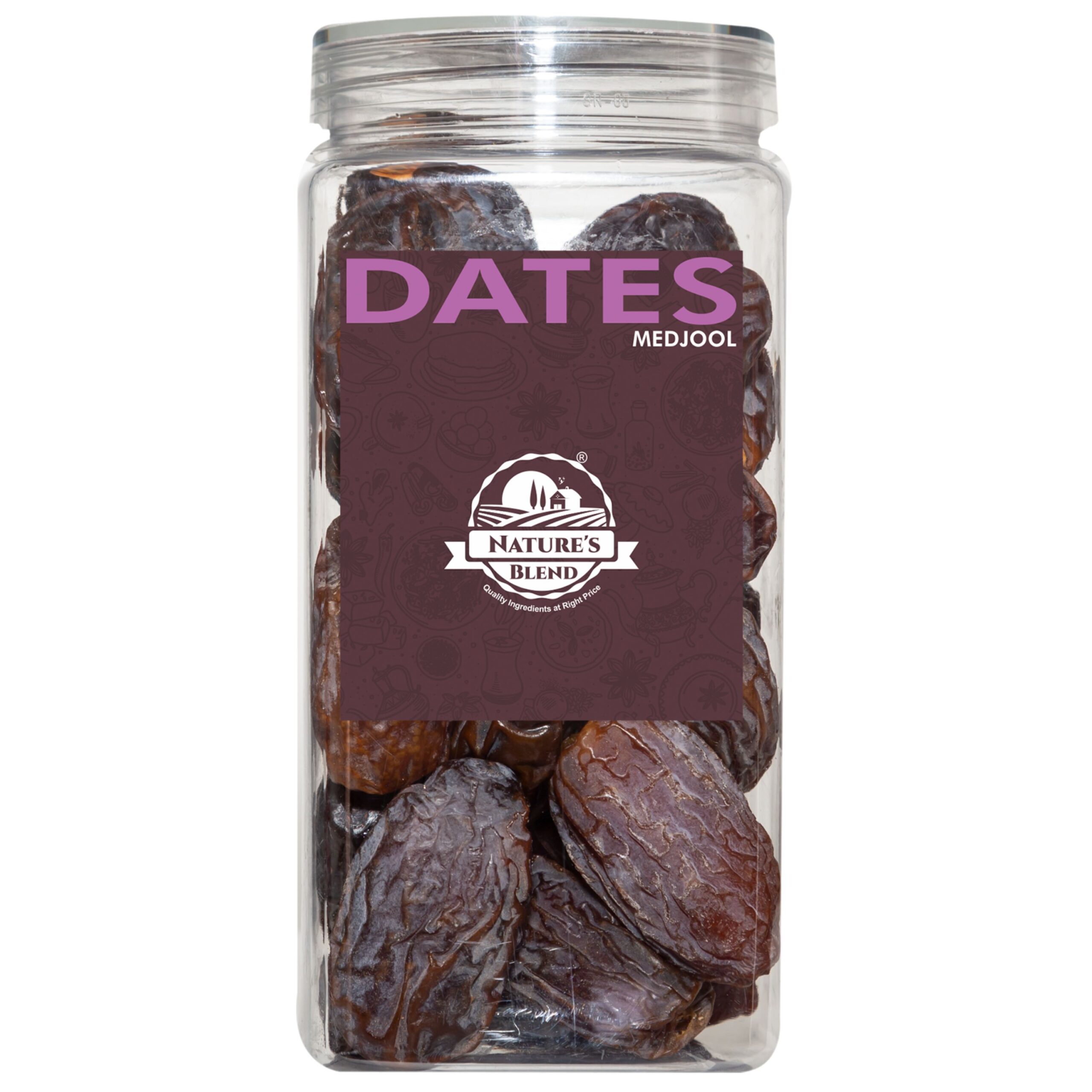 Nature’s Blend Dates Medjool Selected 500g Jar