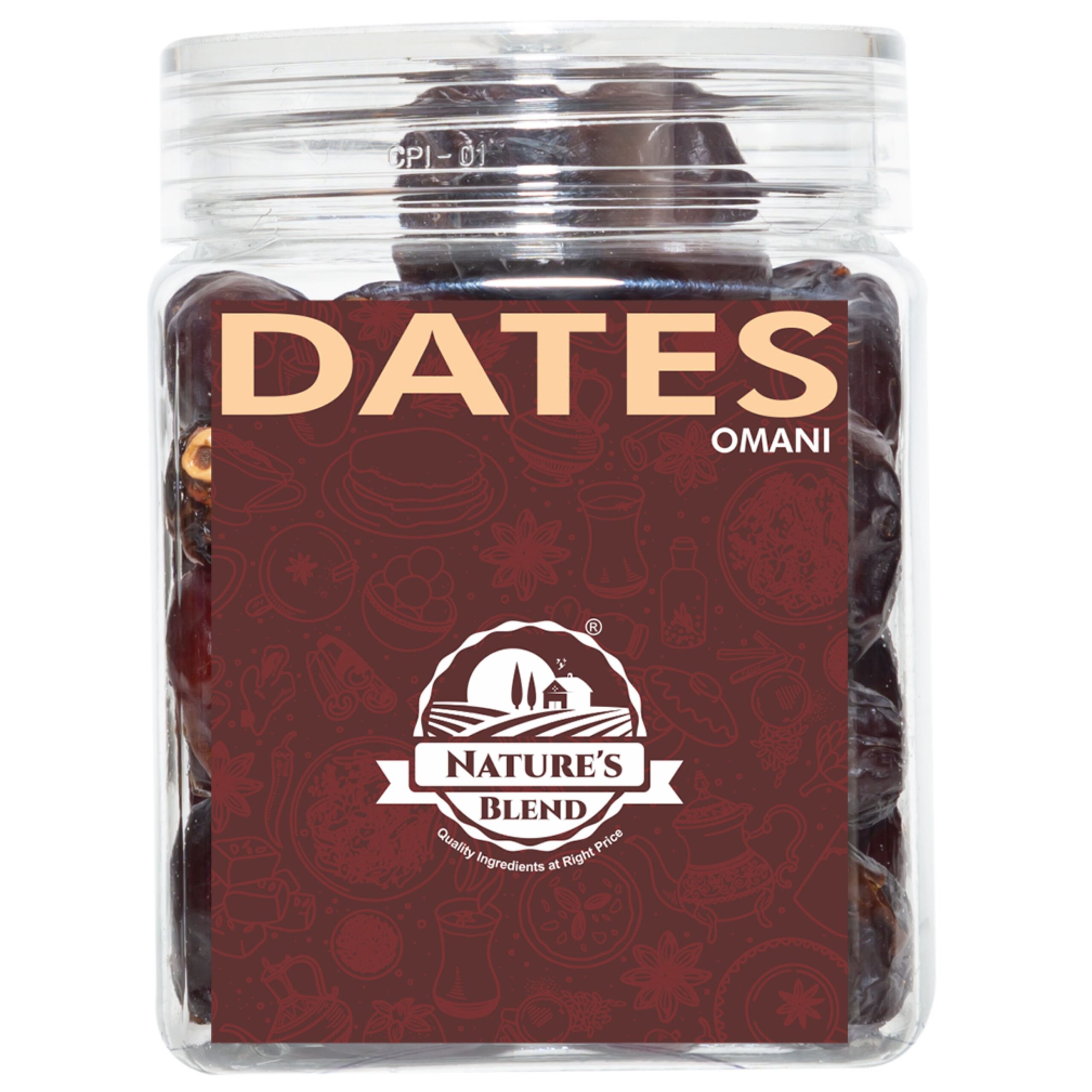 Nature’s Blend Dates Omani Selected 250g Jar