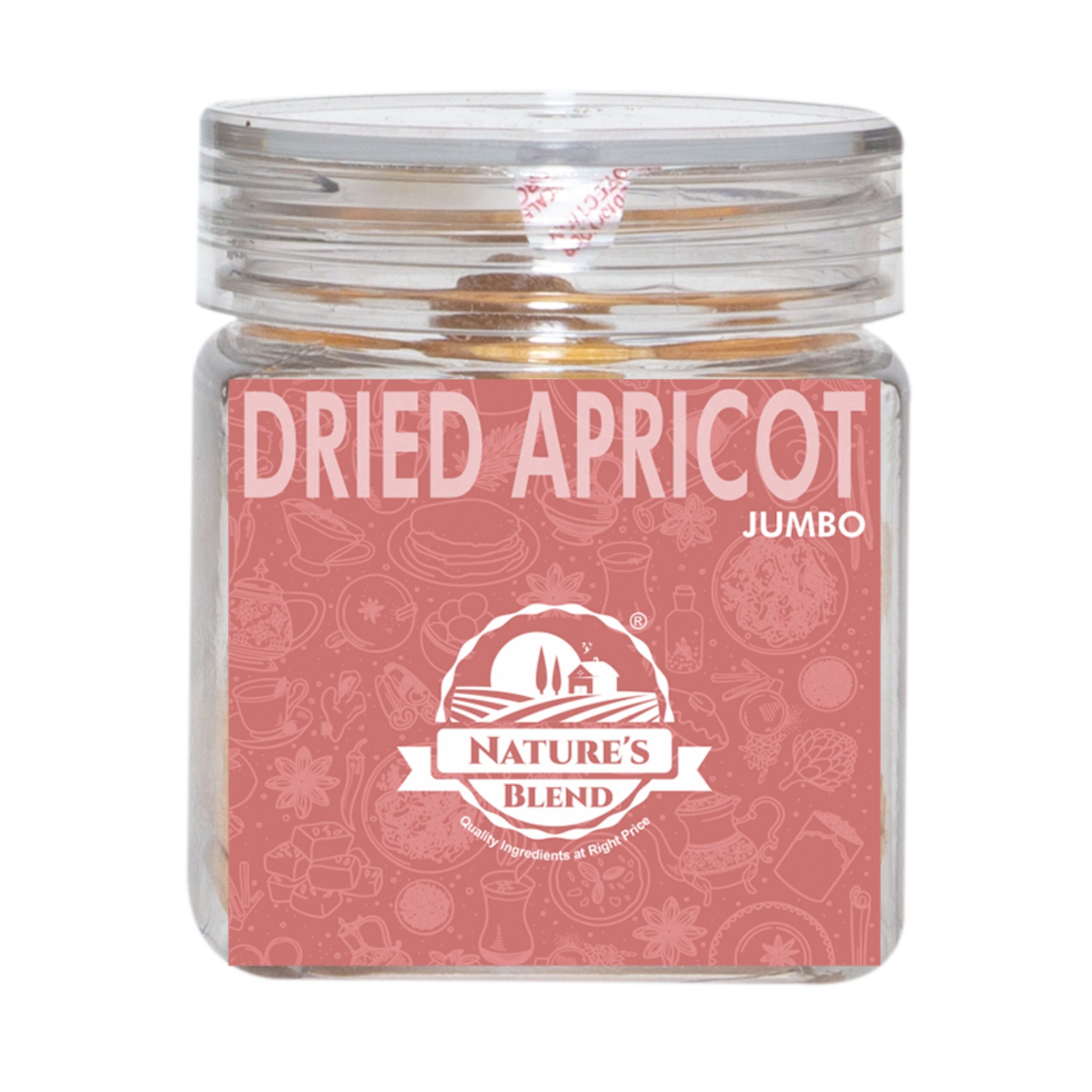 Nature’s Blend Dried Apricot Jumbo Selected 100g Jar