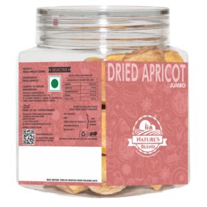 Nature’s Blend Dried Apricot Jumbo Selected 200g Jar