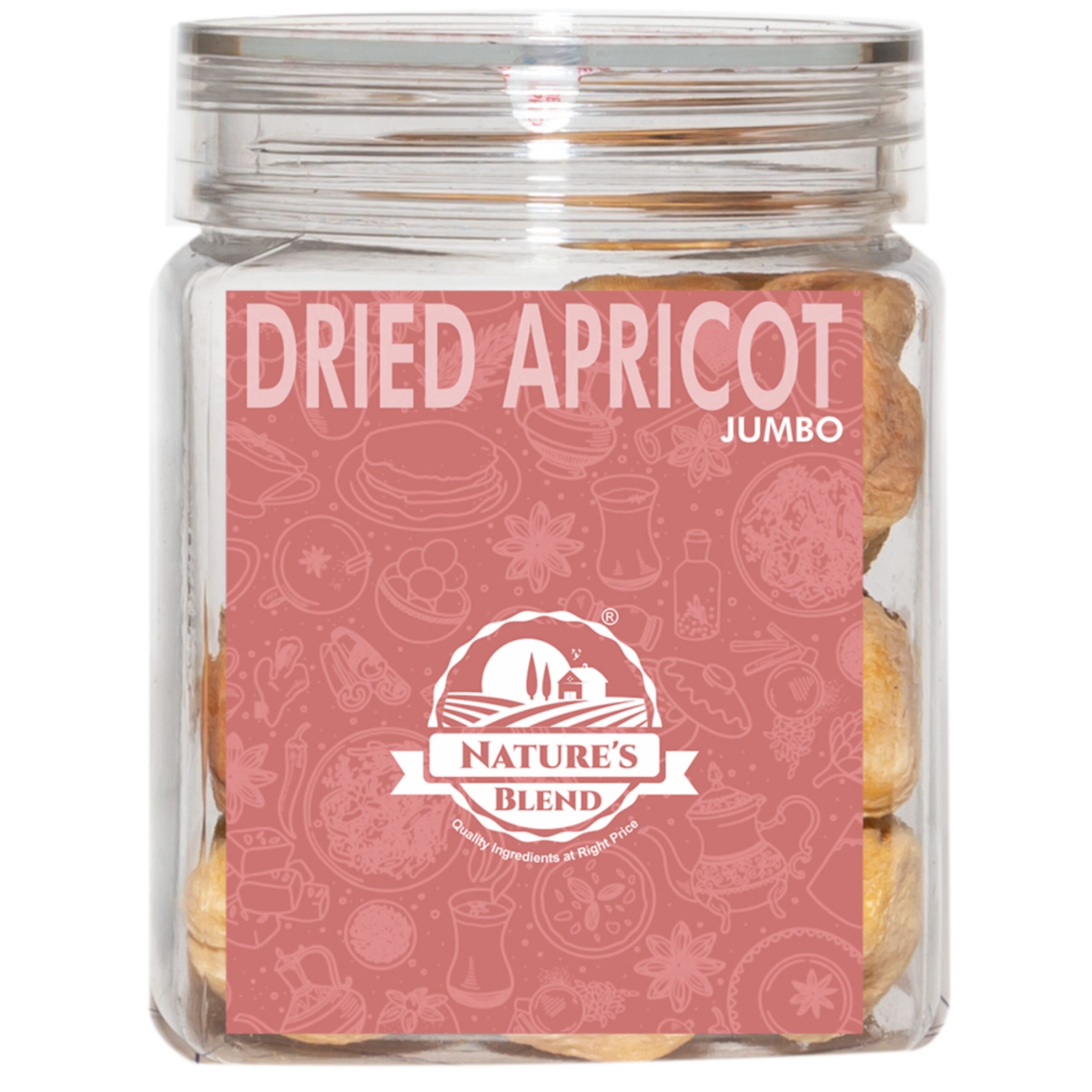 Nature’s Blend Dried Apricot Jumbo Selected 200g Jar