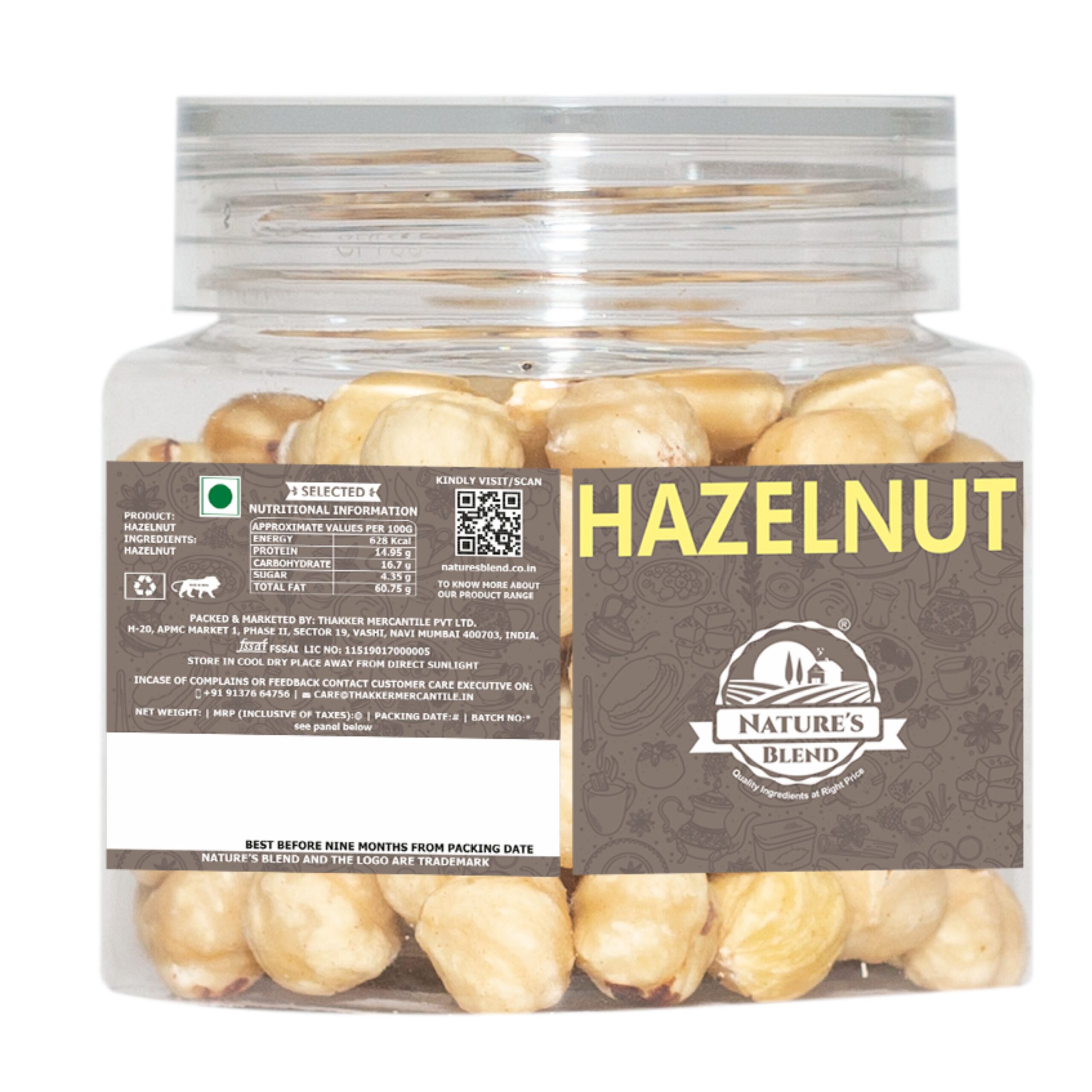 Nature’s Blend Hazelnut Selected 100g Jar