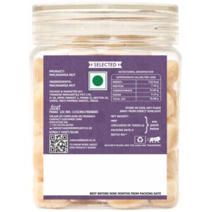 Nature’s Blend Macadamia Nut Selected 250g Jar