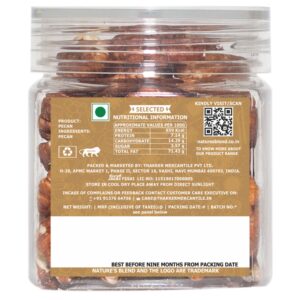 Nature’s Blend Pecan Nut Selected 100g Jar