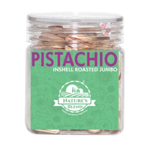 Nature’s Blend Pistachio Inshell Roasted Jumbo Selected 100g Jar