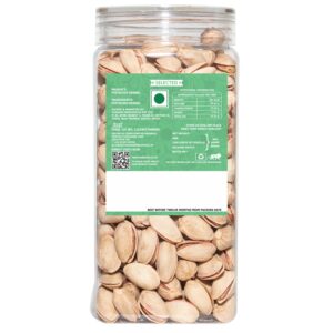 Nature’s Blend Pistachio Inshell Roasted Jumbo Selected 400g Jar