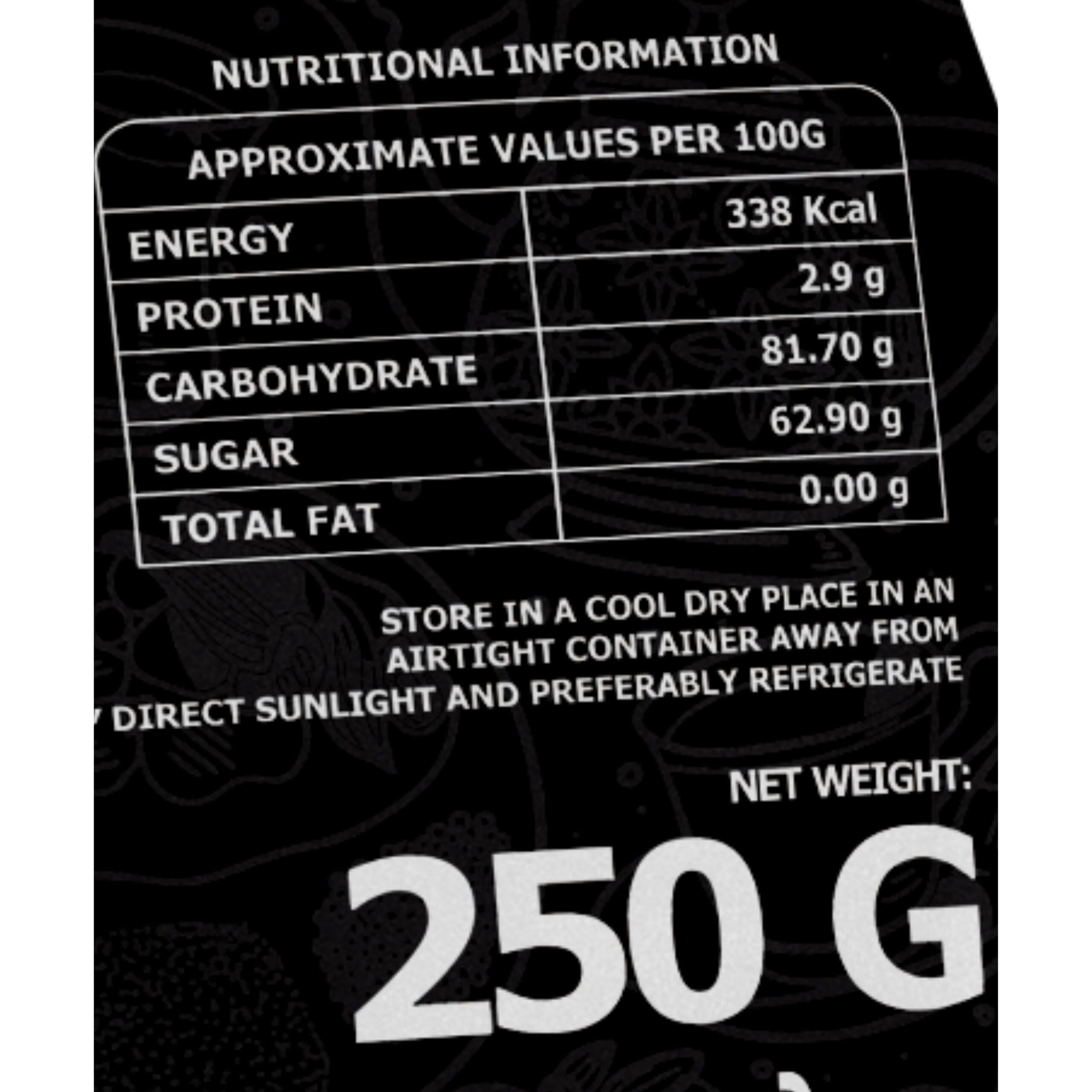 Nature’s Blend Black Afghan Raisins Seedless Selected 250g Pouch