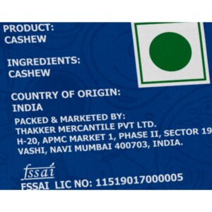 Nature’s Blend Cashew Selected 250g Pouch