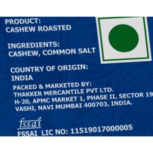 Nature’s Blend Cashew Roasted Selected 250g Pouch