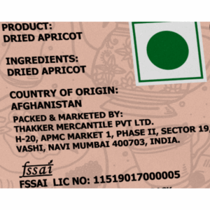 Nature’s Blend Dried Apricot Selected 250g Pouch