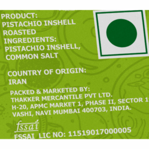 Nature’s Blend Pistachio Inshell Roasted Selected 250g Pouch