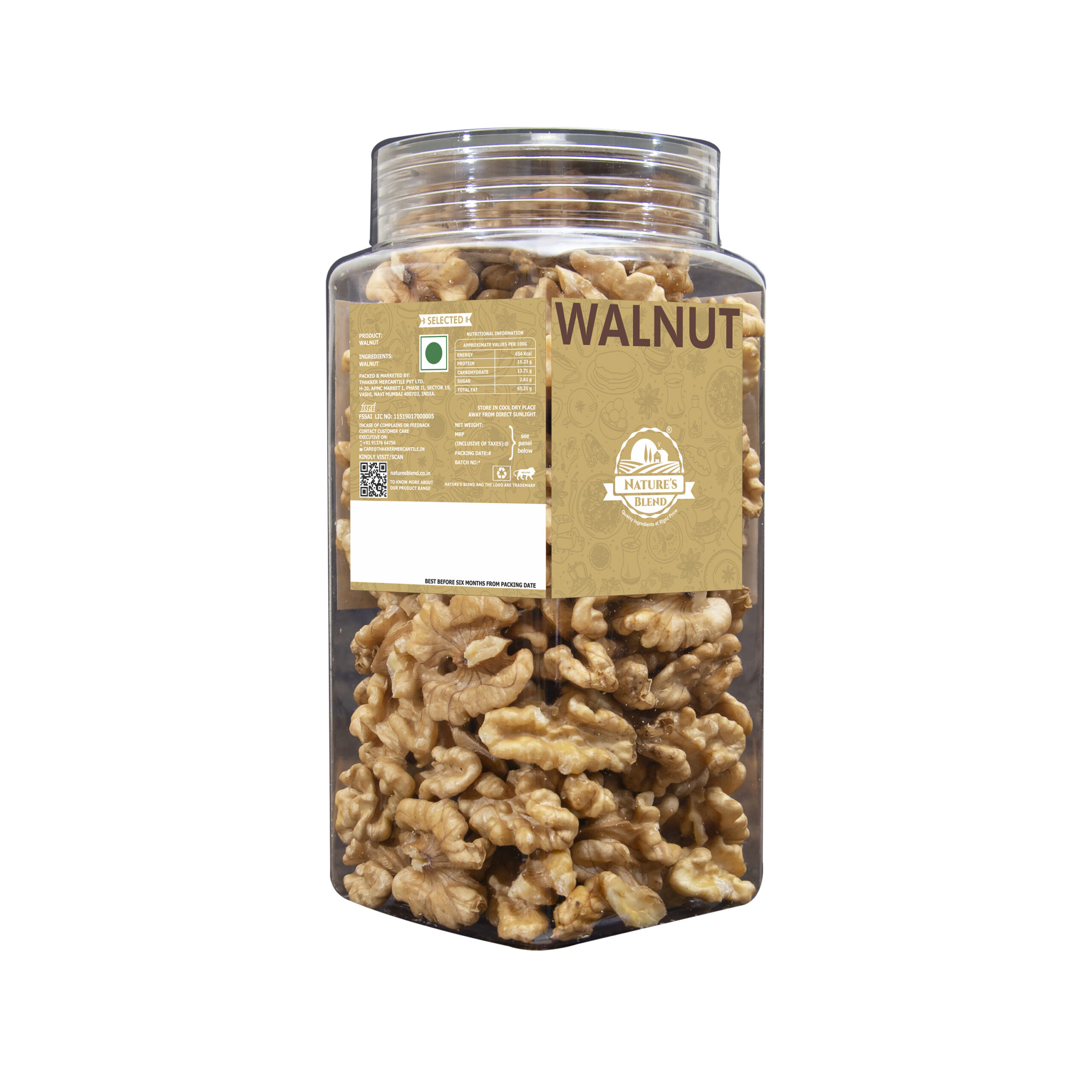 Nature’s Blend Walnut Selected 300g Jar