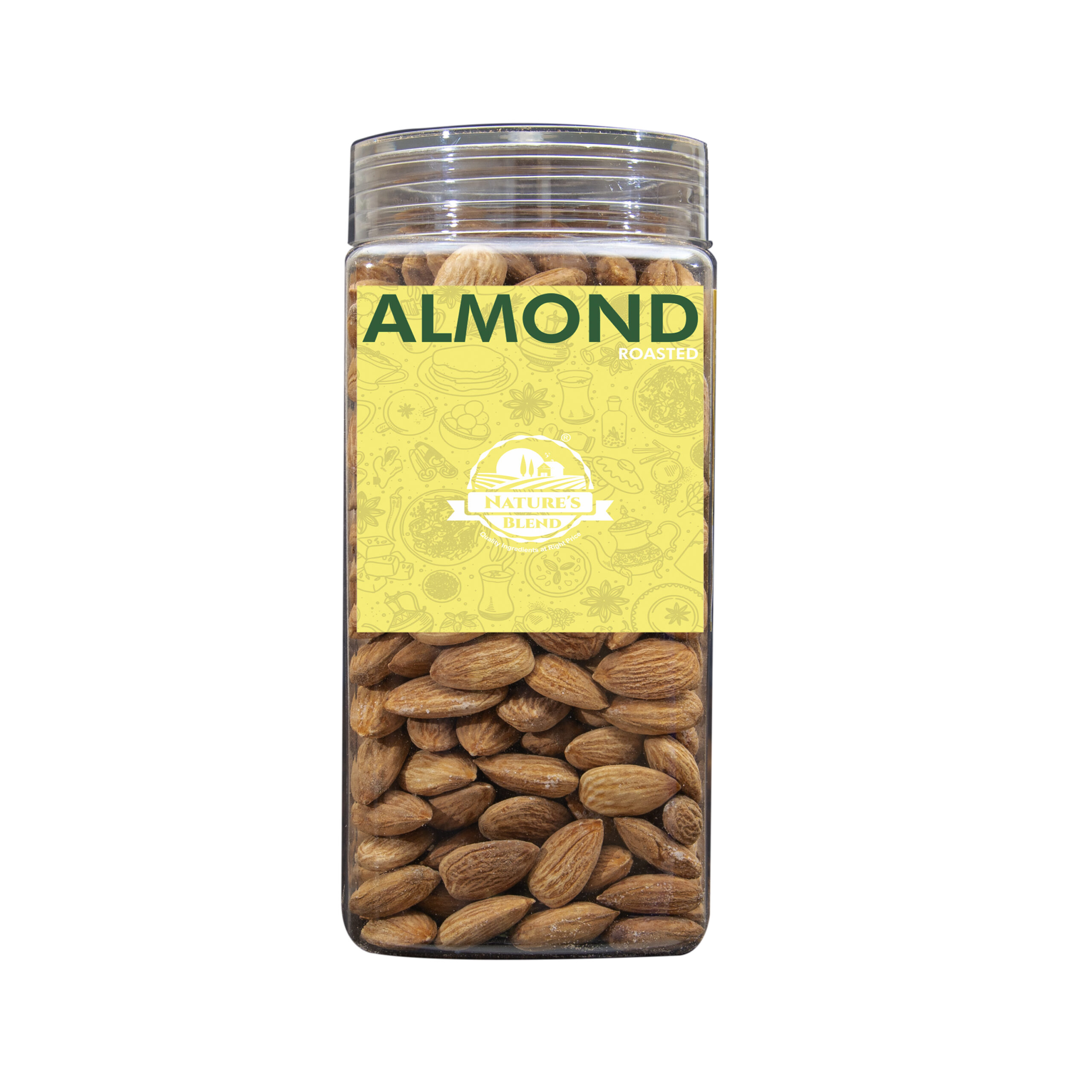 Nature’s Blend Almond Roasted Selected 500g Jar