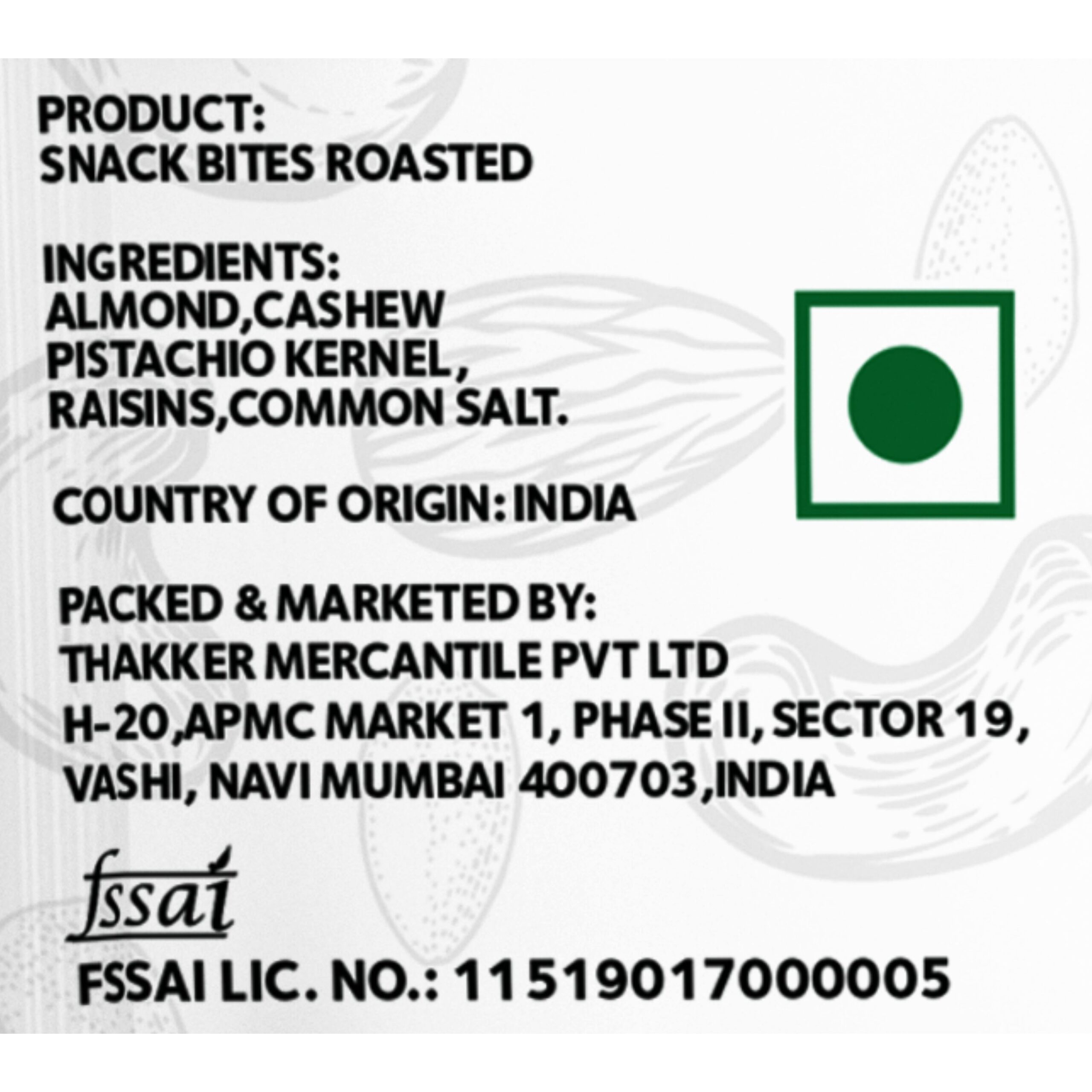 Nature’s Blend Snack Bites Roasted Selected 250g Pouch