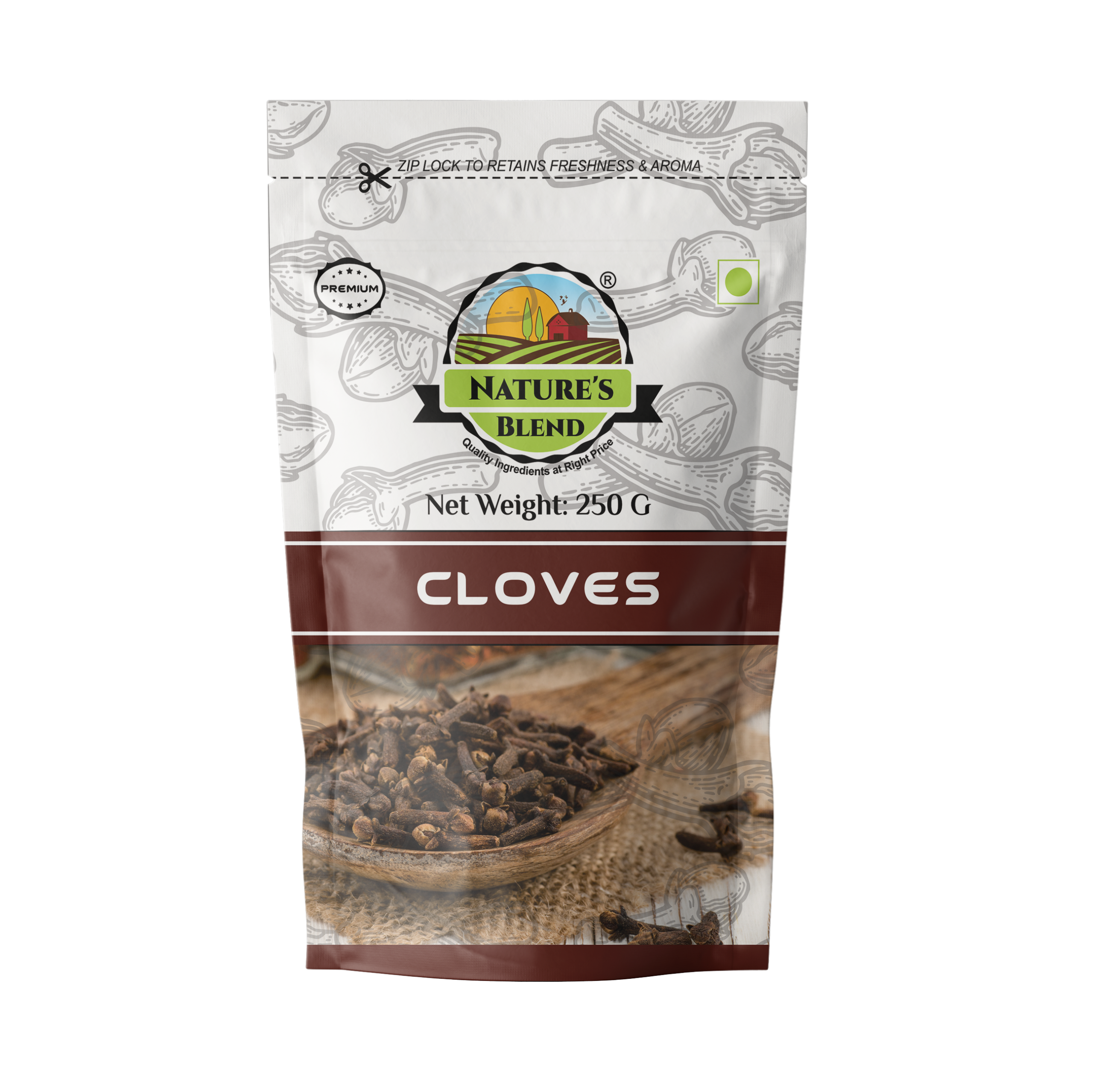 Nature’s Blend Indonesia Cloves Premium 250g Pouch