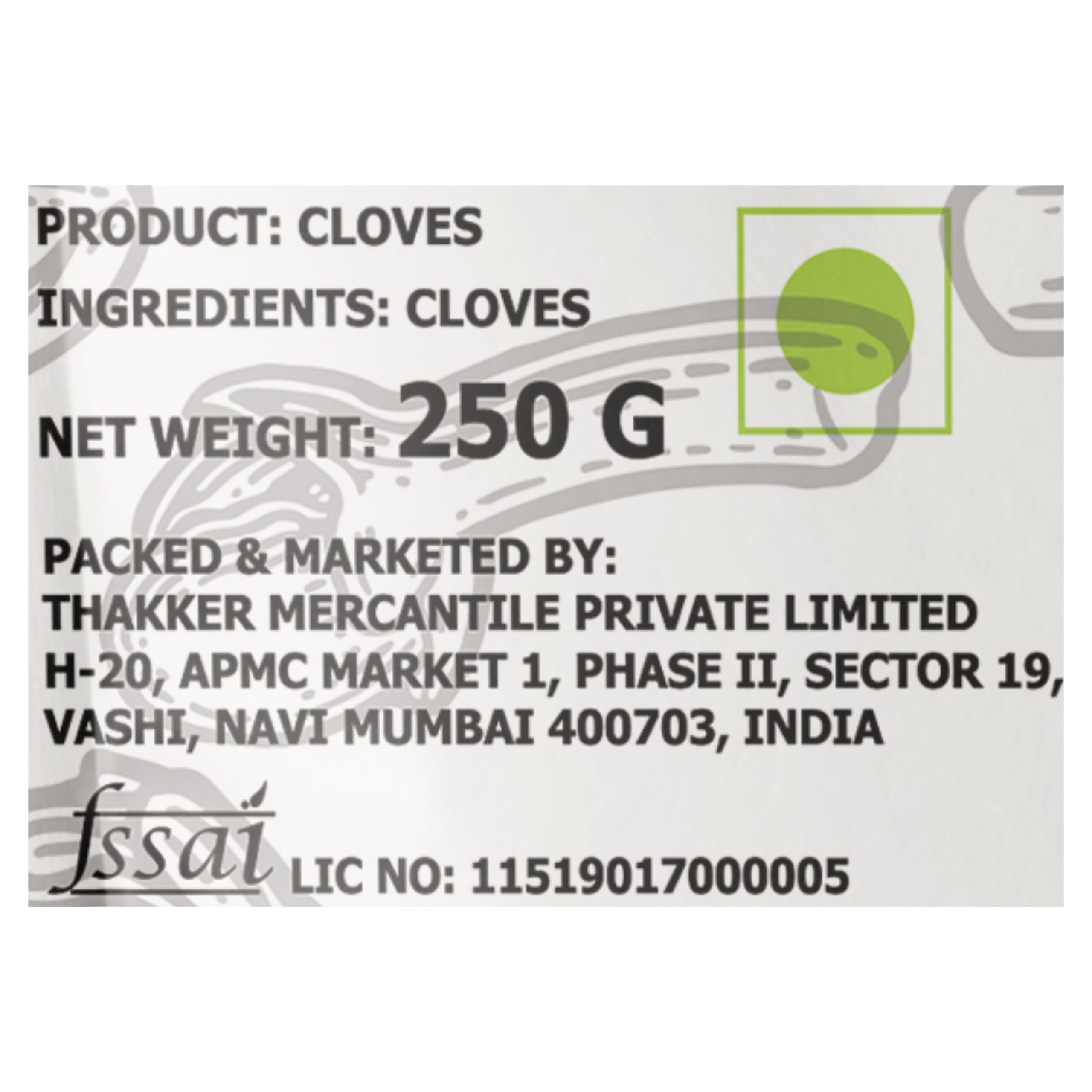 Nature’s Blend Indonesia Cloves Premium 250g Pouch