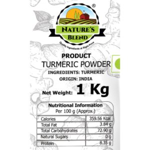 Nature’s Blend Rajapuri Turmeric Powder Premium 1Kg Pouch